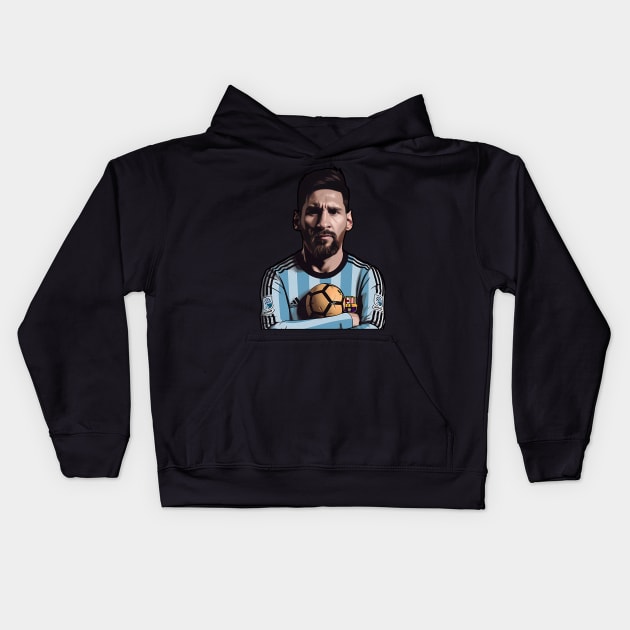 Messi 10 Kids Hoodie by KOTYA